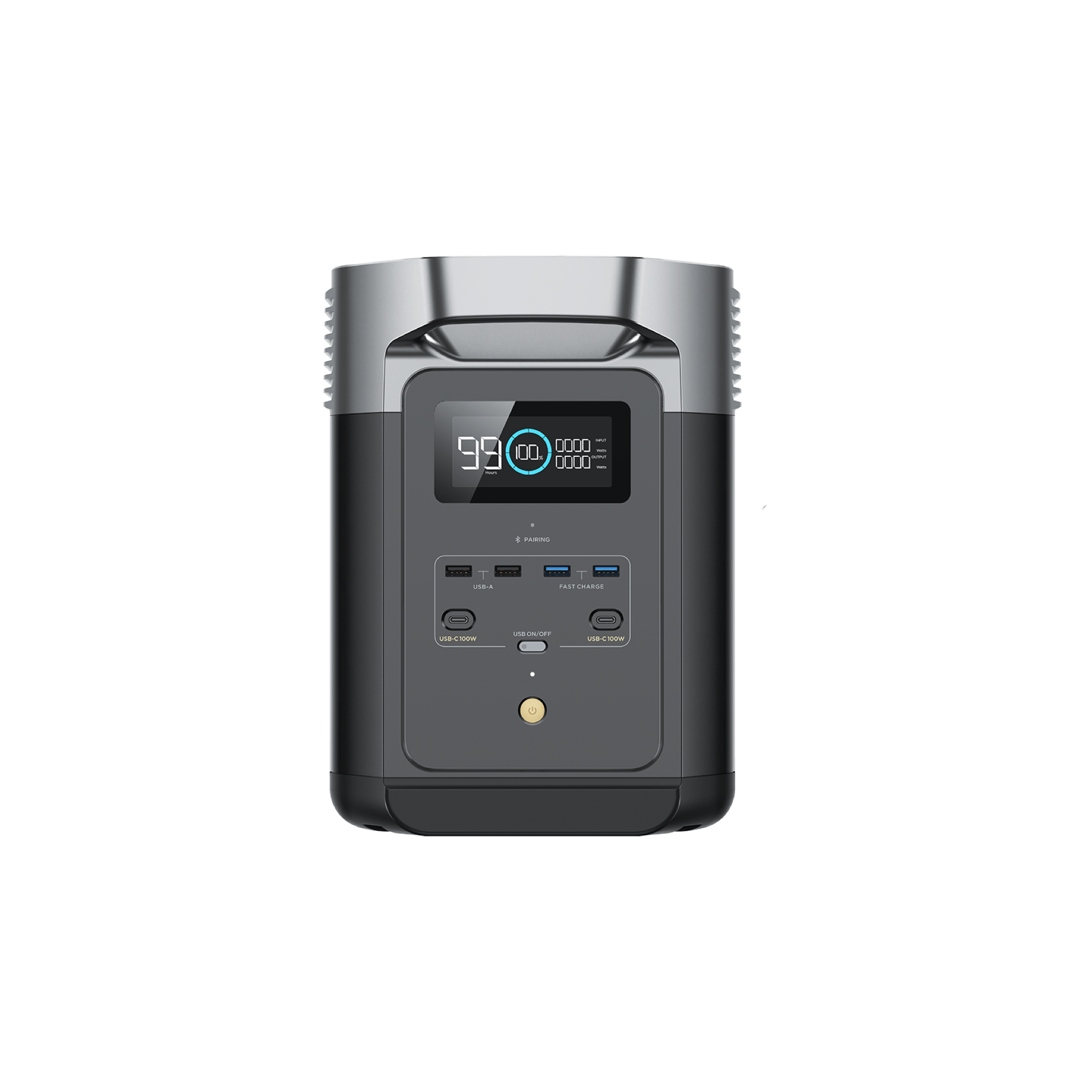 Custodia Rigida Da Trasporto Per ECOFLOW RIVER 3 Plus. Antiurto, Impermeabile, Con Cinghia E Scomparto Per Accessori. Colore Nero (solo Custodia).